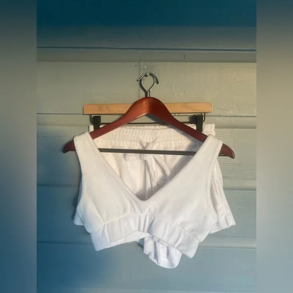 Daily Drills White Women's Terrycloth Set S/XS - Picture 5 of 9